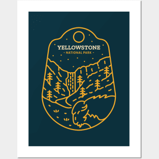 Yellowstone National Park Posters and Art